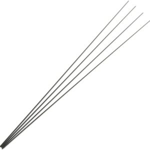 4pcs 50cm Solid Carbon Rod Tip Blank no Paint Rod Building Components Fishing Pole Repair DIY Accessories