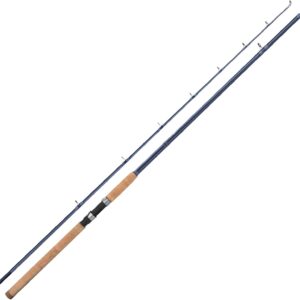 Progressive Glass Fishing Rods, Spinning & Casting Rods, Strong, 100% Phenolic Glass Blanks 2Pcs Pack from 5’6” to 10’, Stainless Steel Guide, Durable  Handles