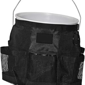 Multi Purpose Car Bucket Wash Tool Organizer Container, Fishing Bucket Storage Bag for 5 Gallon Bucket Hiking Camping Cooking Cleaning Garden Fishing Tools Supplier Bag