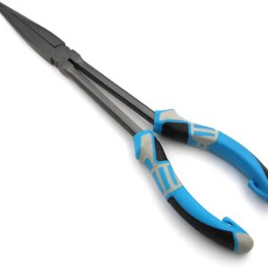 Long Nose Fishing Pliers Hook Remover Tools 11 Inches (Blue)